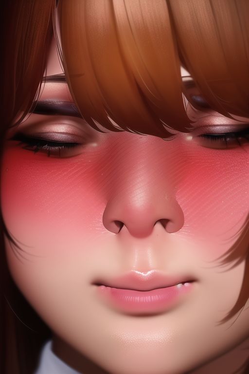 An image depicting nose blush