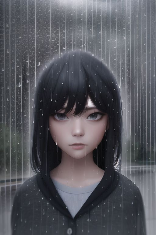 An image depicting rainy