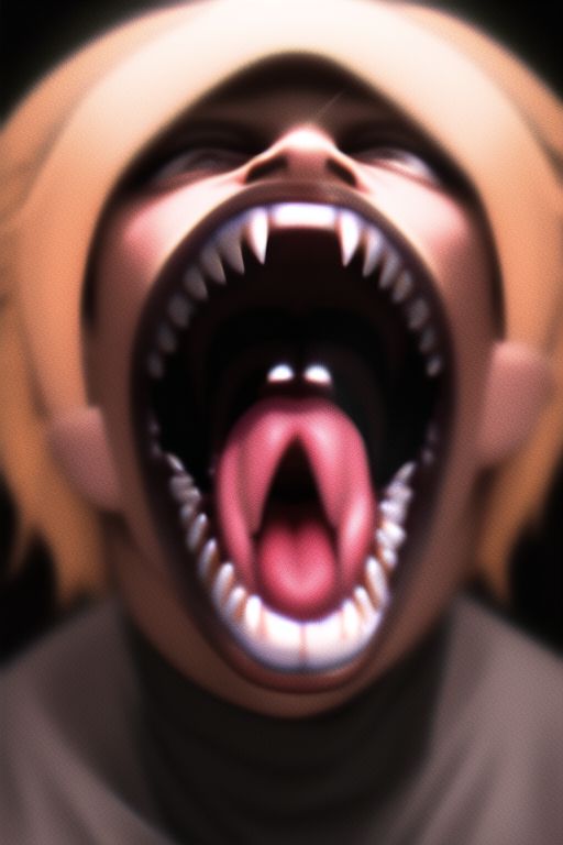An image depicting screaming