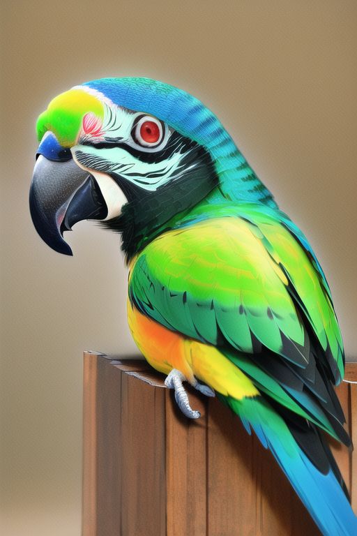 An image depicting Black-headed Parrot