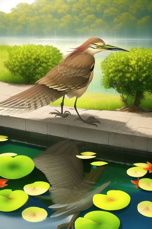 An image depicting Chinese Pond Heron