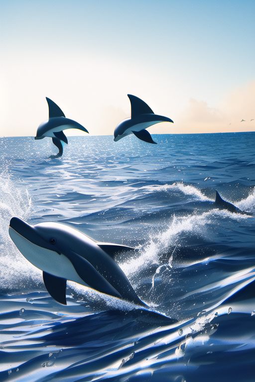 An image depicting Dolphins