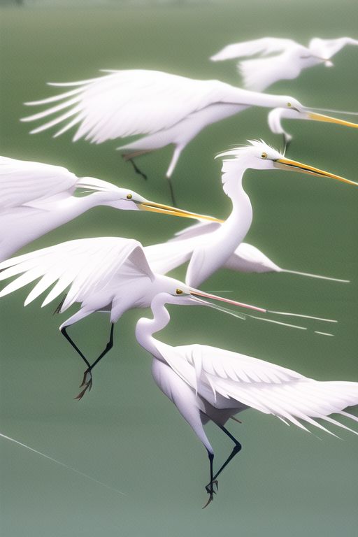 An image depicting Egrets