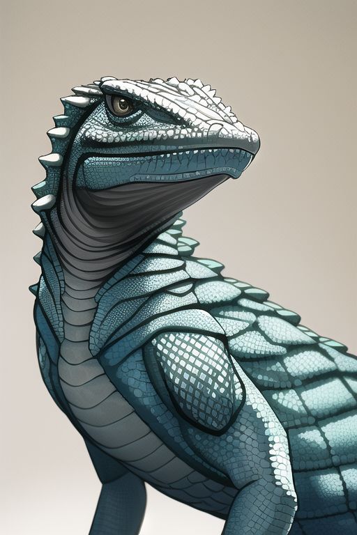 An image depicting Frill-necked lizard