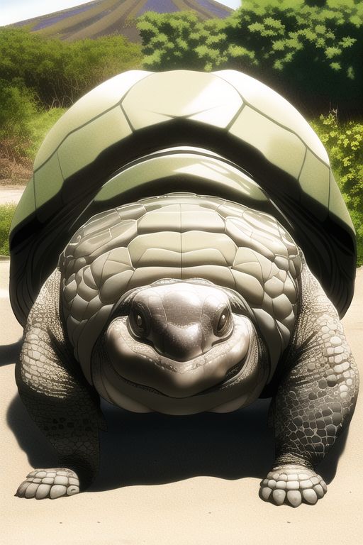 An image depicting Galapagos Giant Tortoise