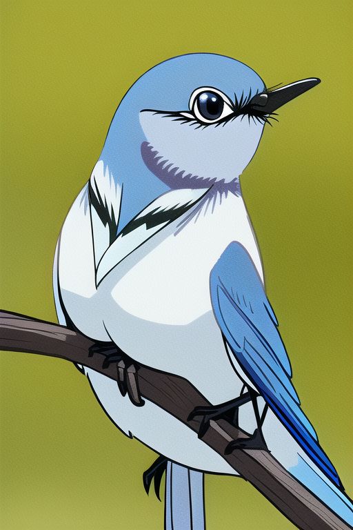 An image depicting Hill Blue Flycatcher