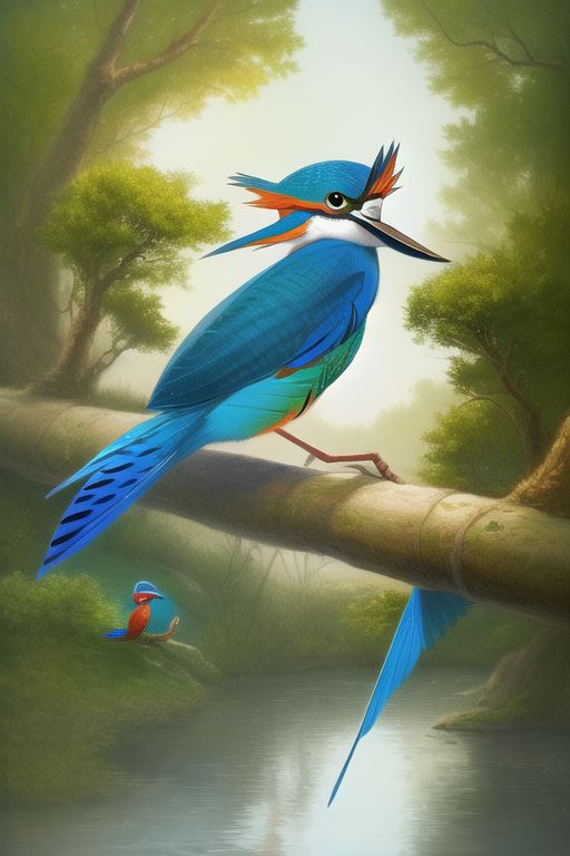 An image depicting Kingfishers