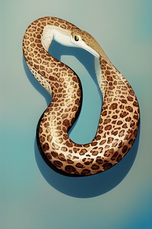 An image depicting Leopard eel