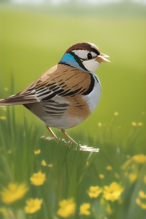 An image depicting Meadow Bunting