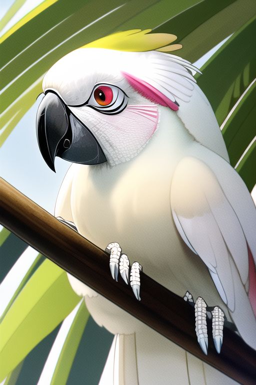 An image depicting Palm Cockatoo