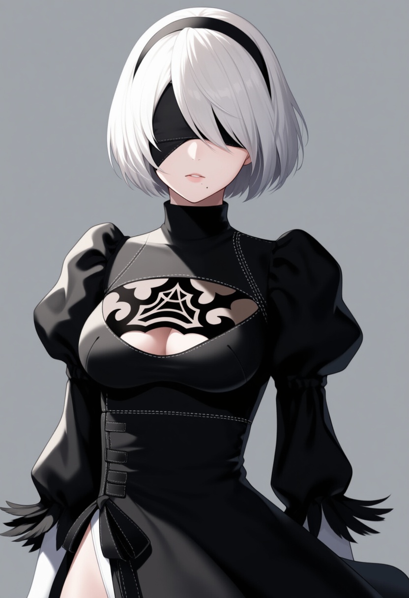 An image depicting 2b (nier:automata)