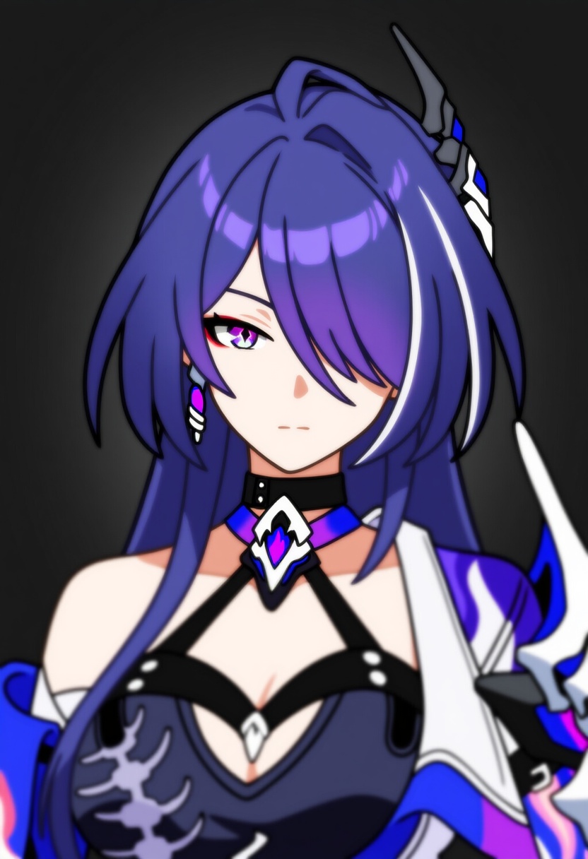 An image depicting acheron (honkai: star rail)