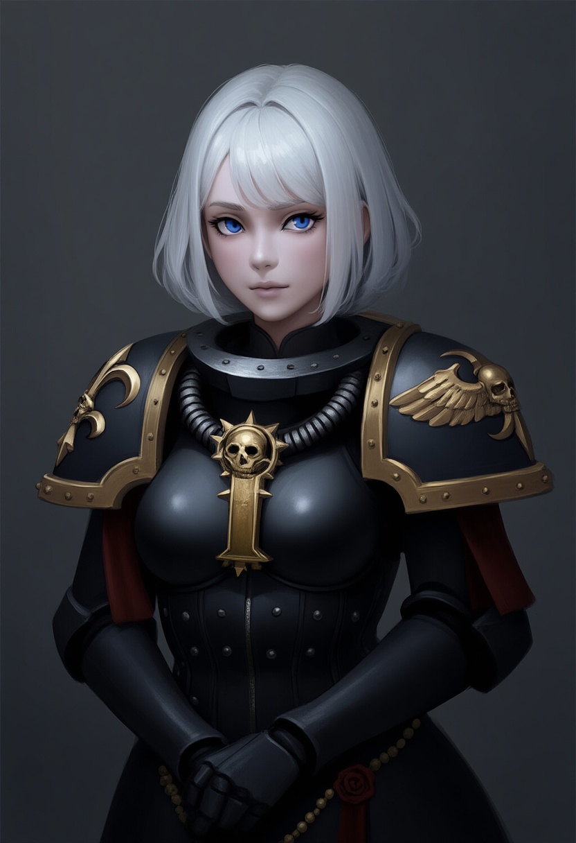 An image depicting adepta sororitas