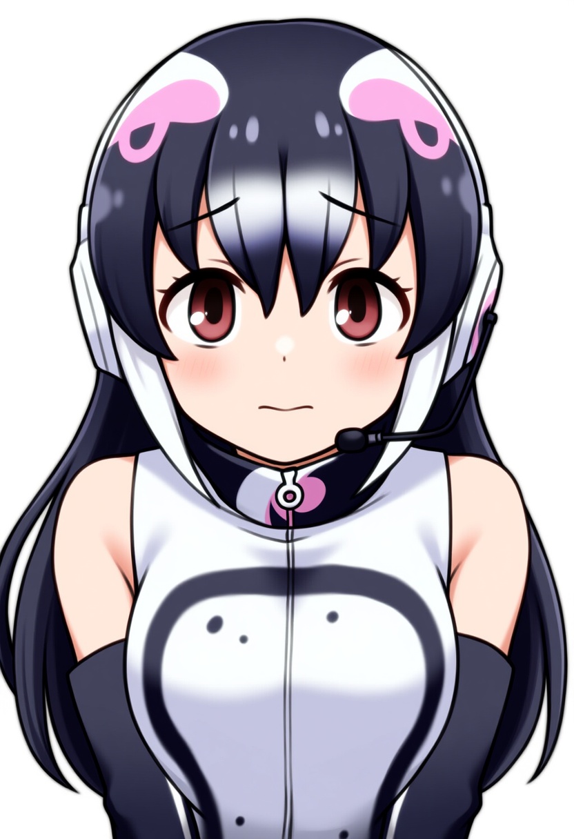 An image depicting african penguin (kemono friends)