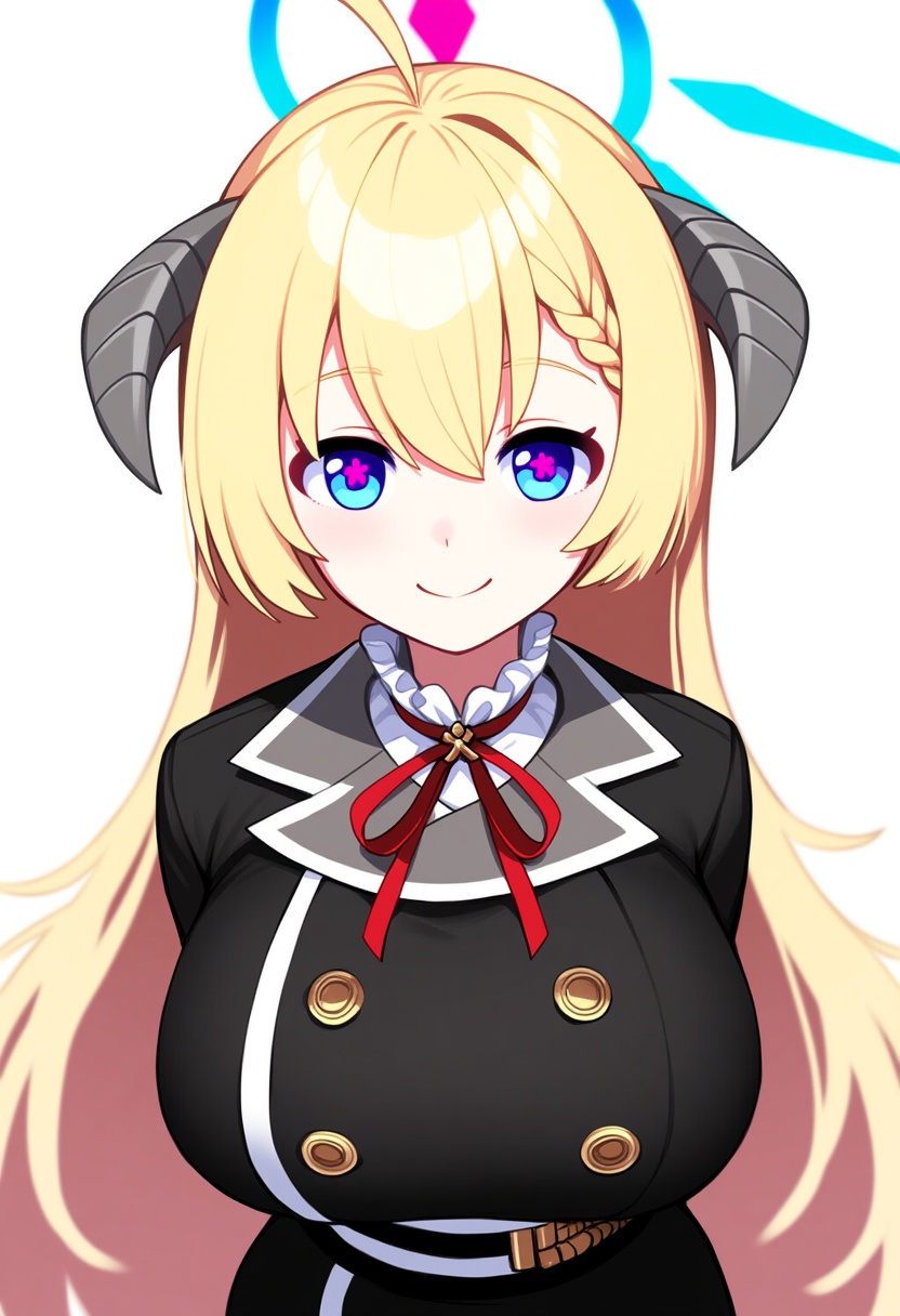 An image depicting akari (blue archive)