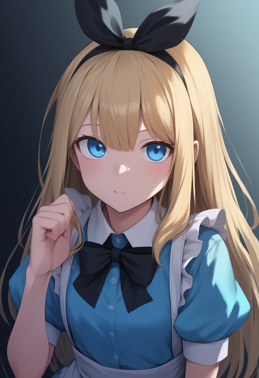 An image depicting alice (alice in wonderland)