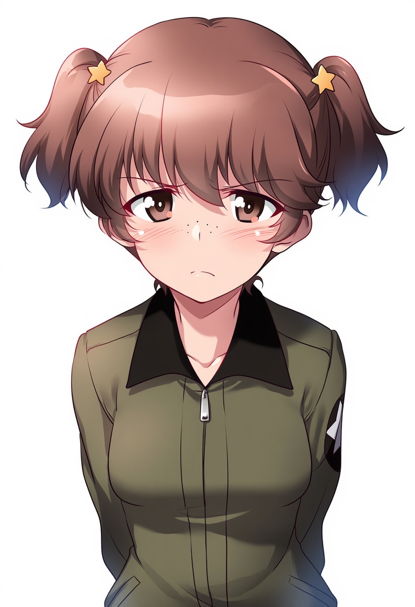 An image depicting alisa (girls und panzer)