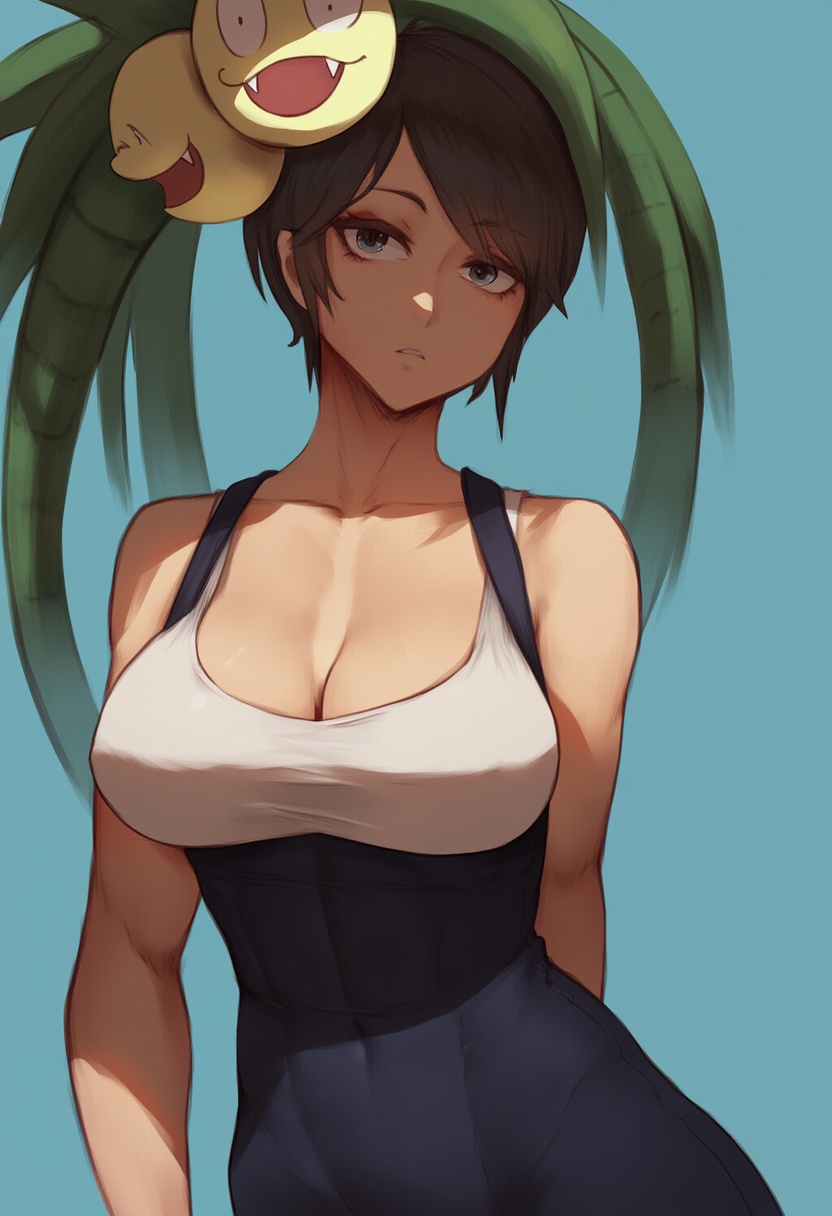 An image depicting alolan exeggutor