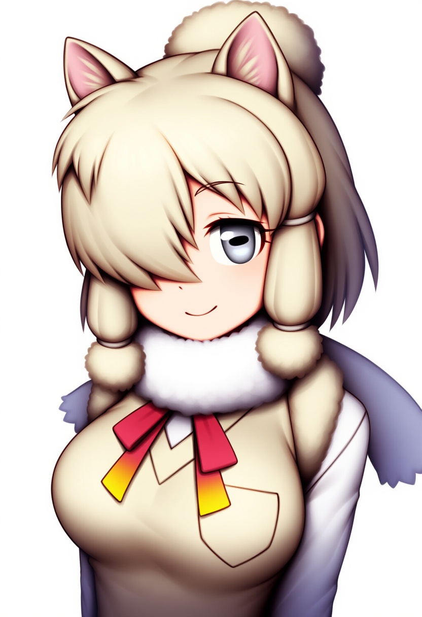 An image depicting alpaca suri (kemono friends)