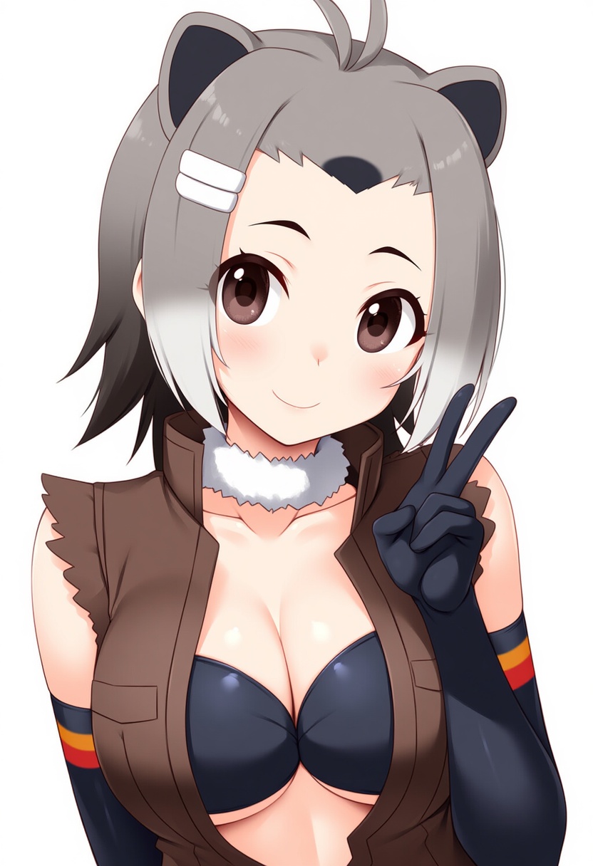 An image depicting american beaver (kemono friends)