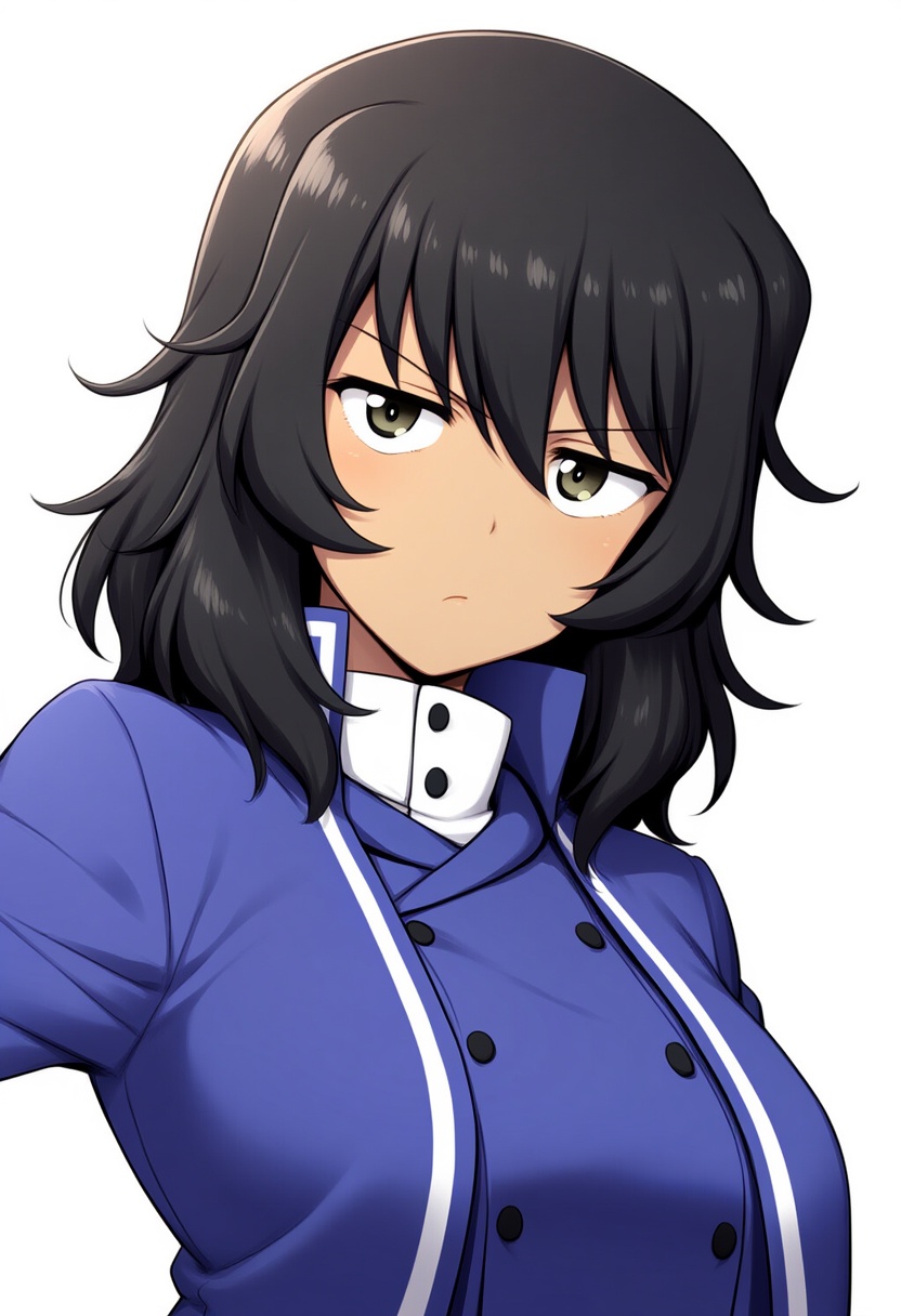 An image depicting andou (girls und panzer)