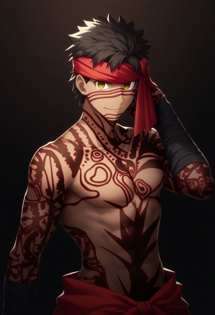 An image depicting angra mainyu (fate)