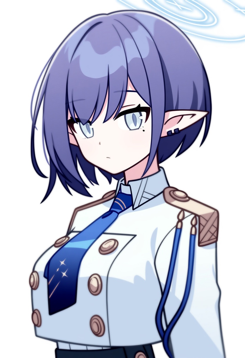 An image depicting aoi (blue archive)