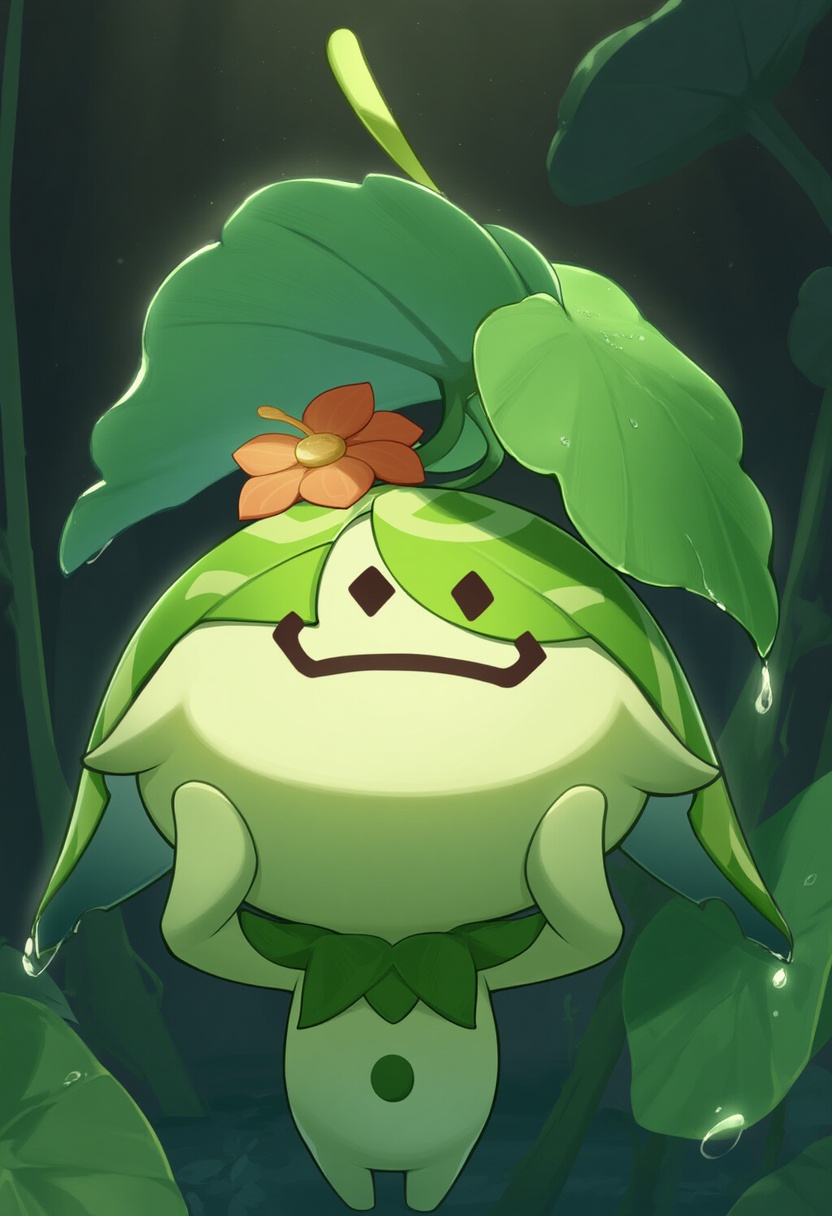 An image depicting aranara (genshin impact)