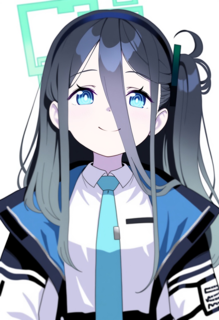An image depicting aris (blue archive)