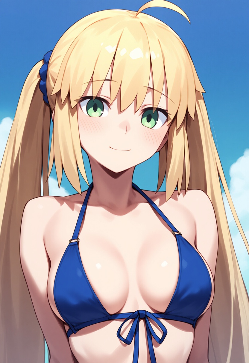 An image depicting artoria caster (swimsuit berserker) (fate)