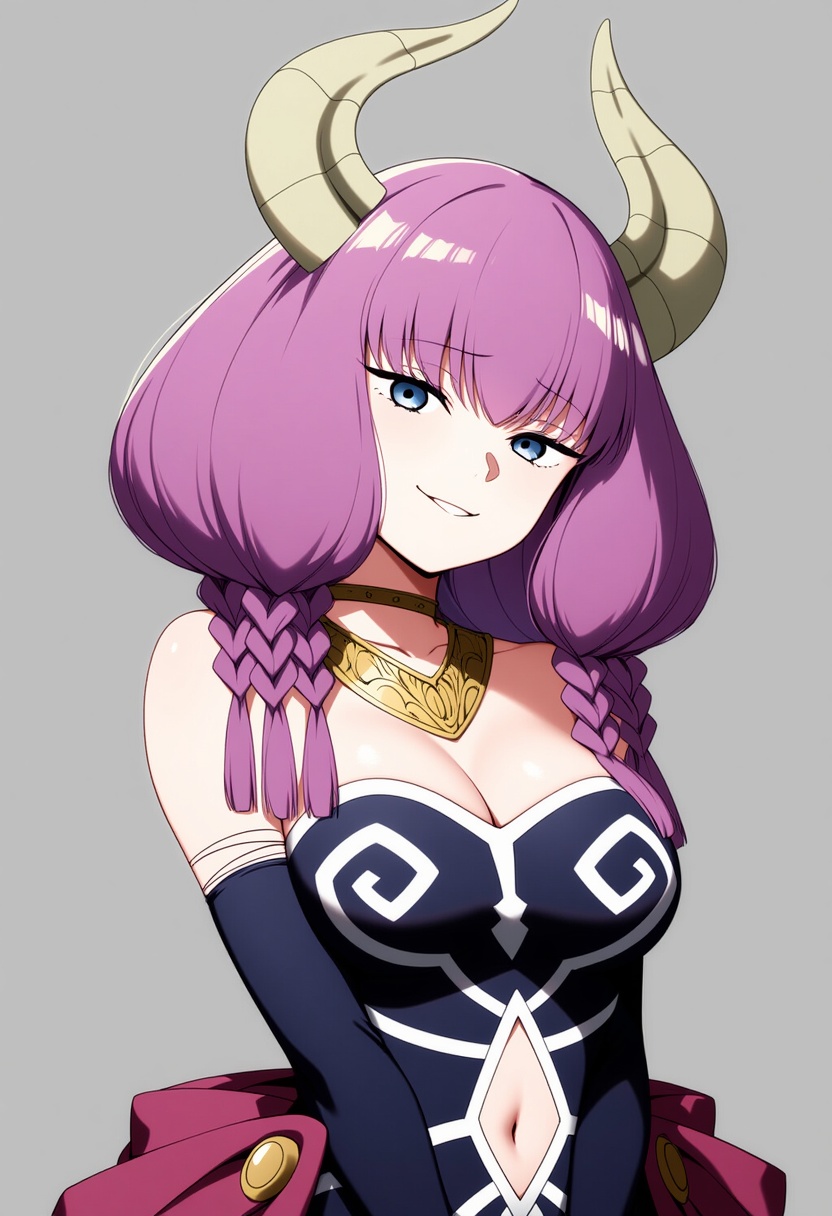 An image depicting aura (sousou no frieren)