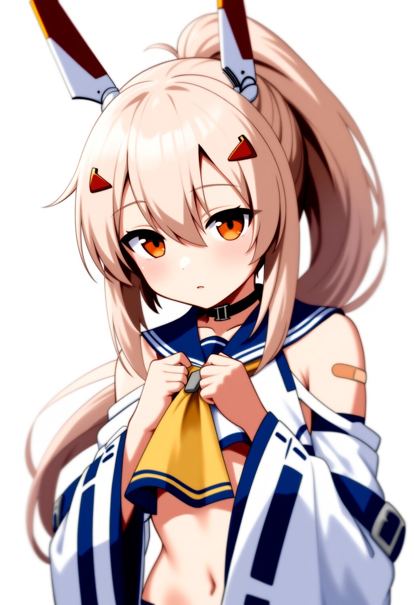 An image depicting ayanami (retrofit) (azur lane)