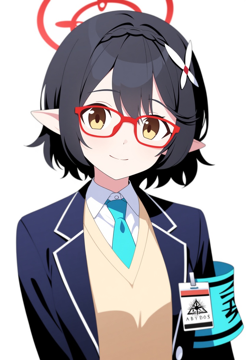 An image depicting ayane (blue archive)