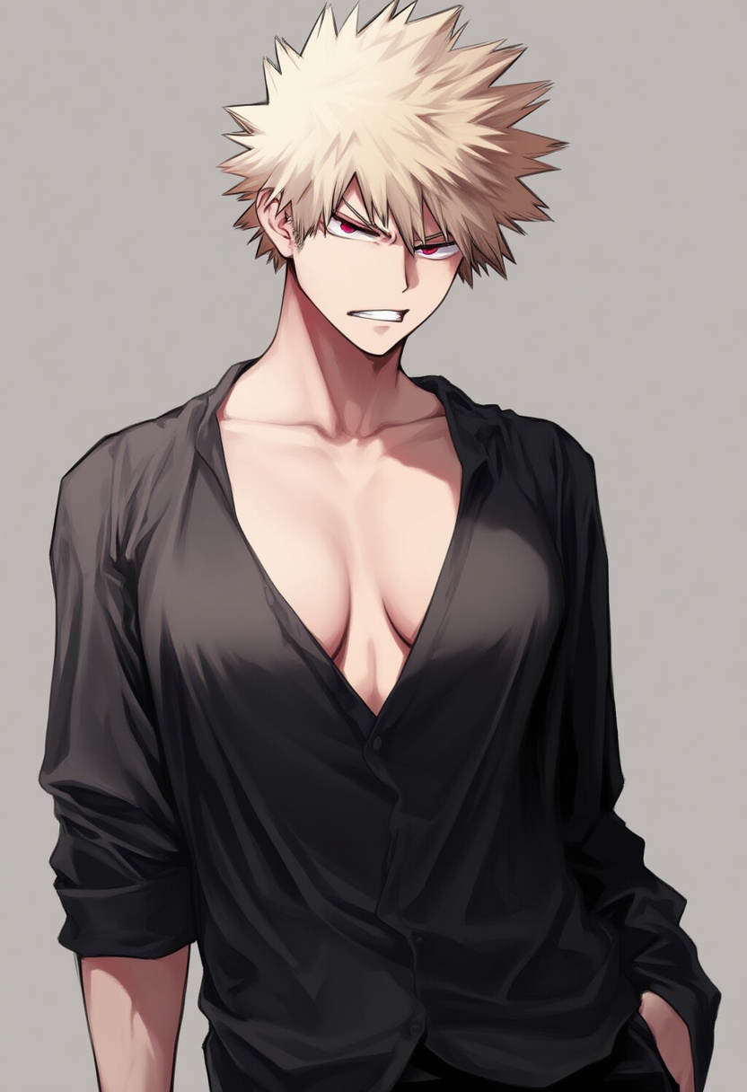 An image depicting bakugou katsuki