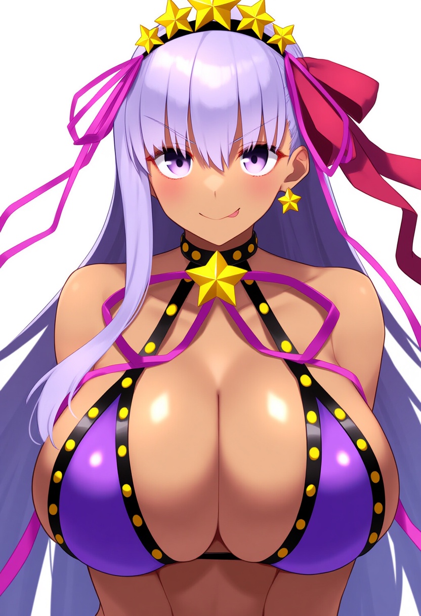 An image depicting bb (swimsuit mooncancer) (fate)