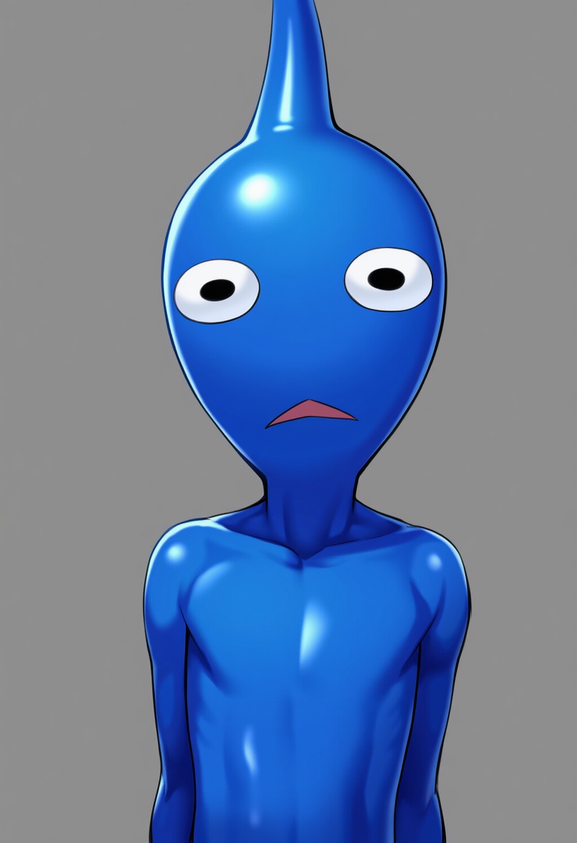 An image depicting blue pikmin