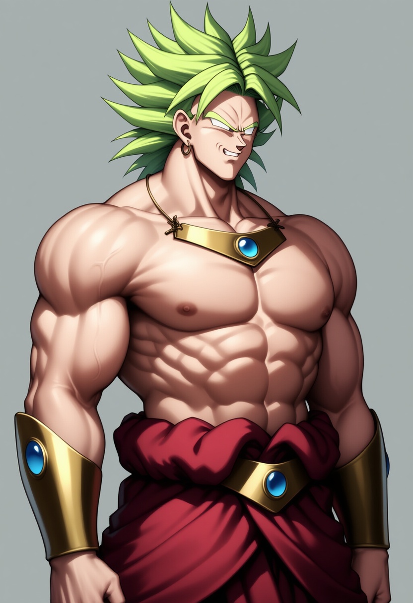 An image depicting broly (dragon ball z)