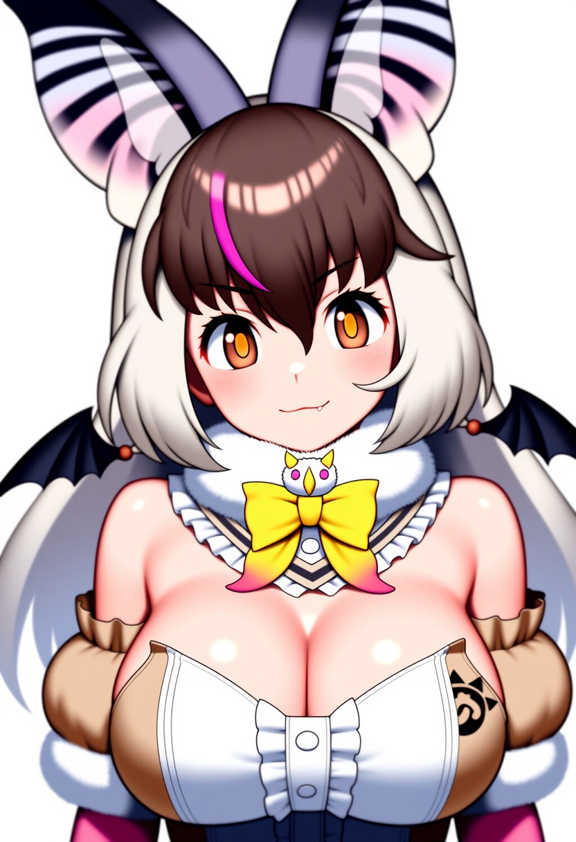 An image depicting brown long-eared bat (kemono friends)