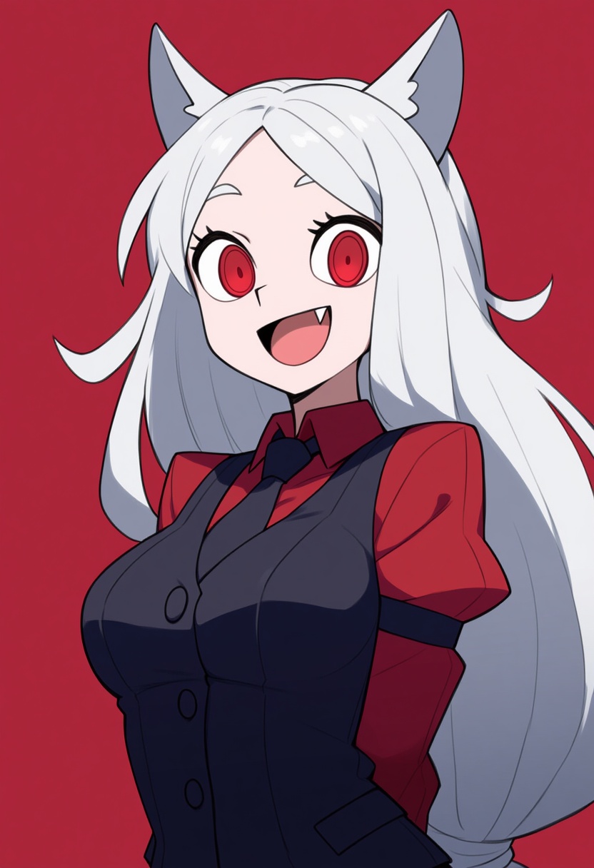 An image depicting cerberus (helltaker)