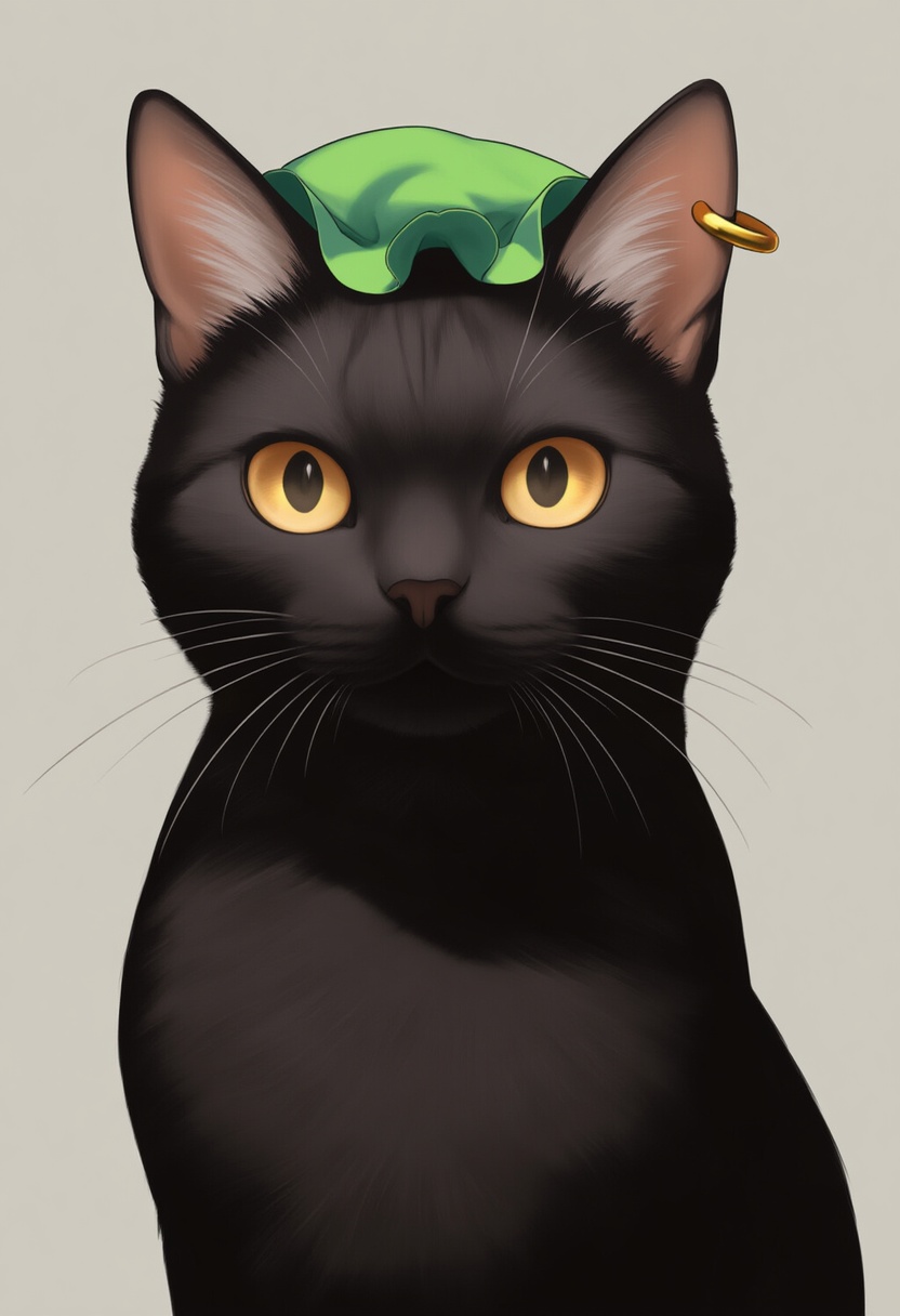An image depicting chen (cat)