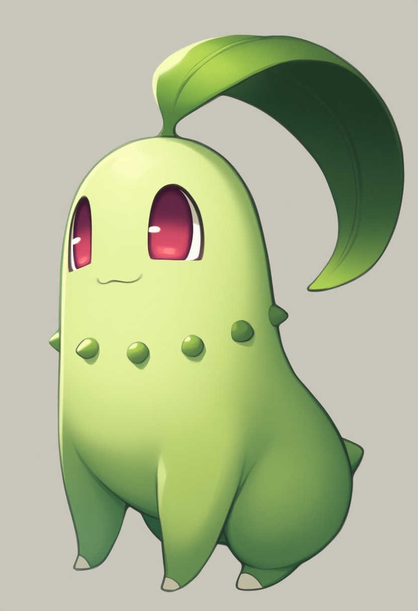 An image depicting chikorita
