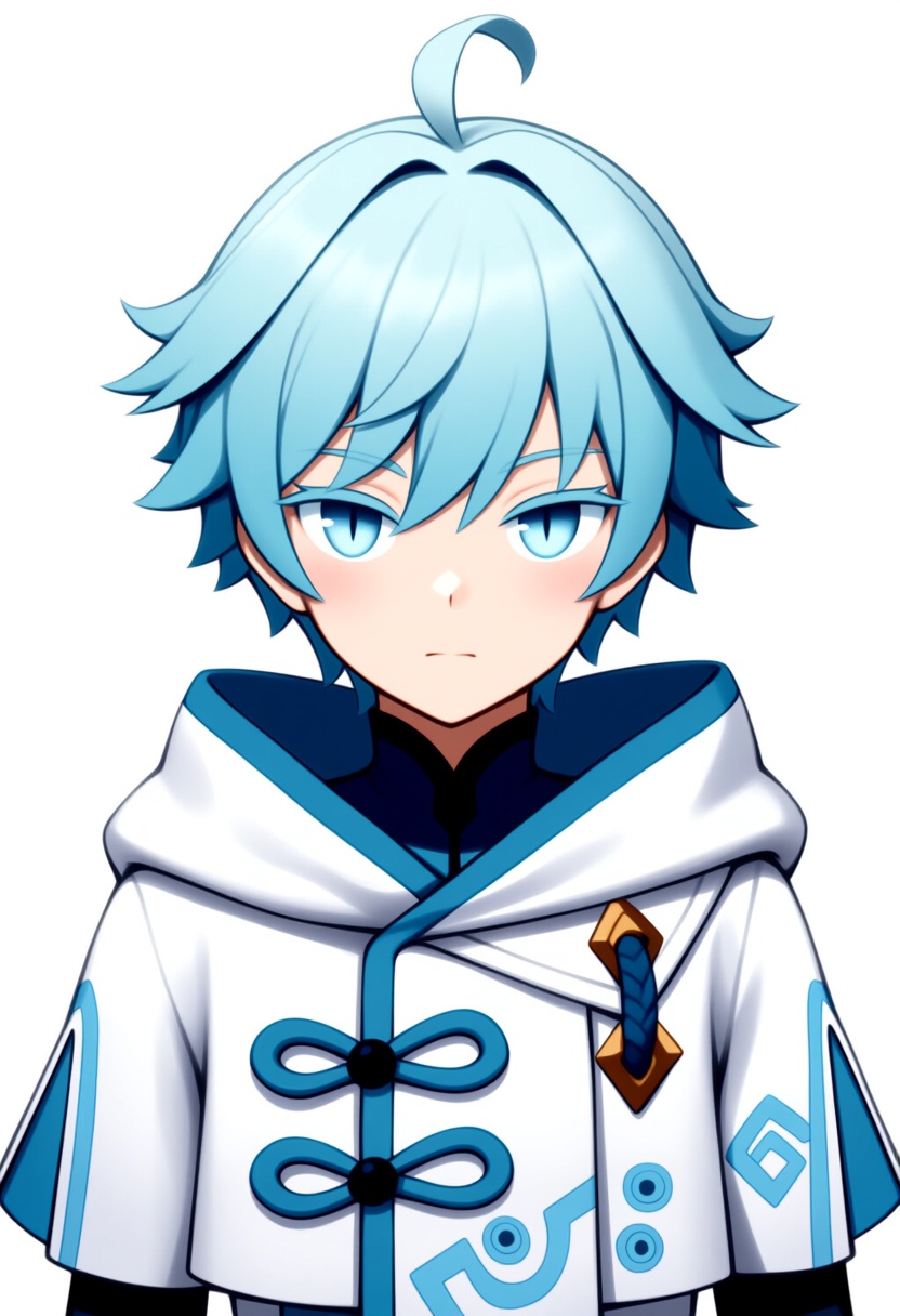 An image depicting chongyun (genshin impact)