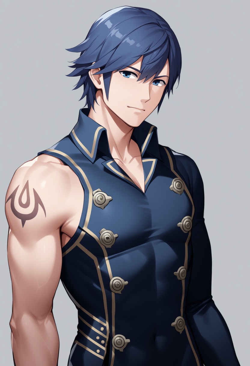 An image depicting chrom (fire emblem)