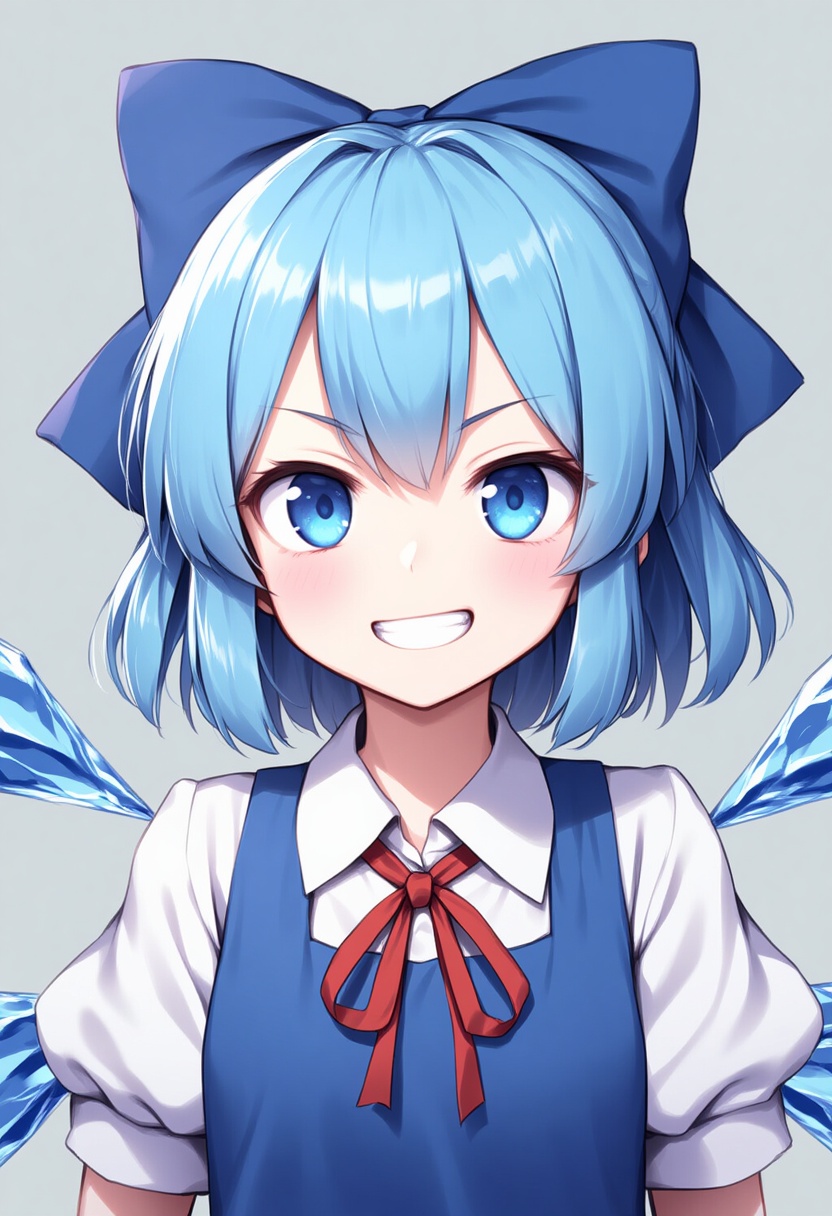An image depicting cirno