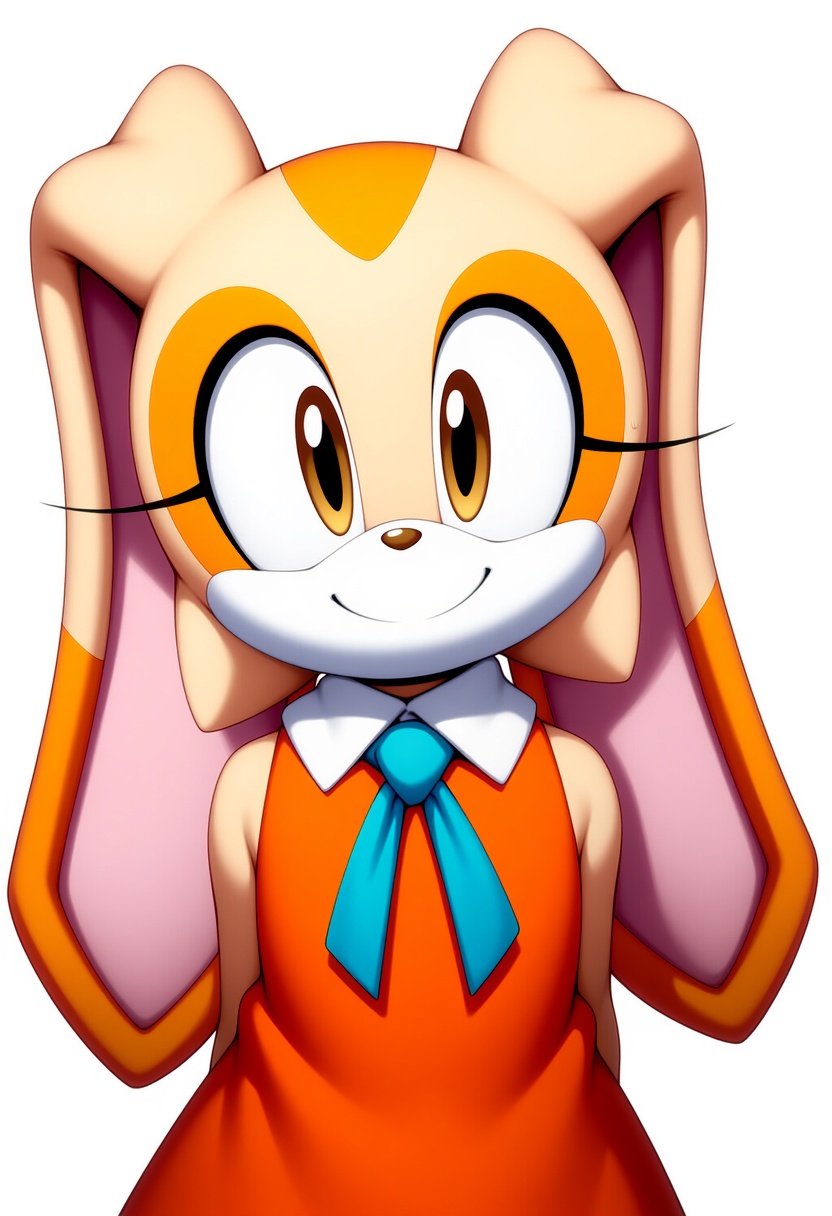 An image depicting cream the rabbit