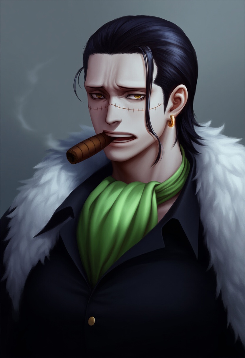 An image depicting crocodile (one piece)