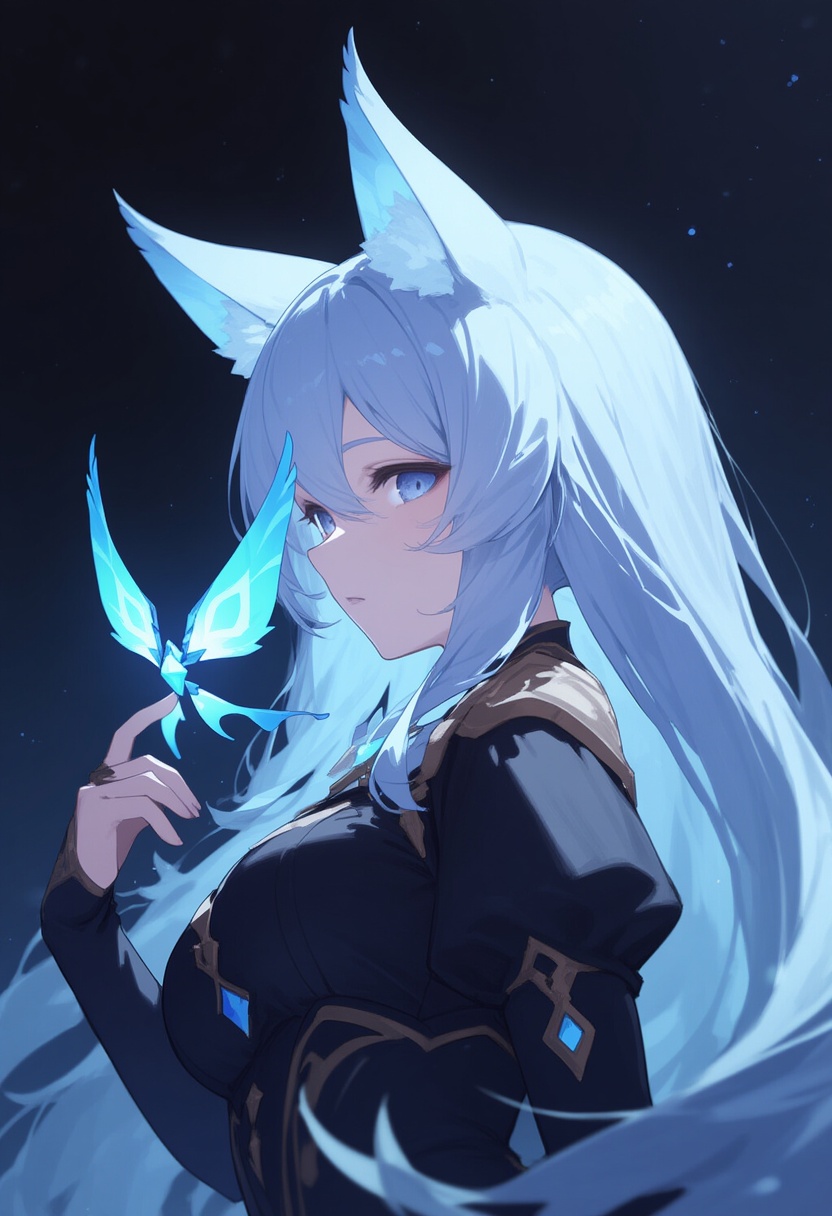 An image depicting crystalfly (genshin impact)