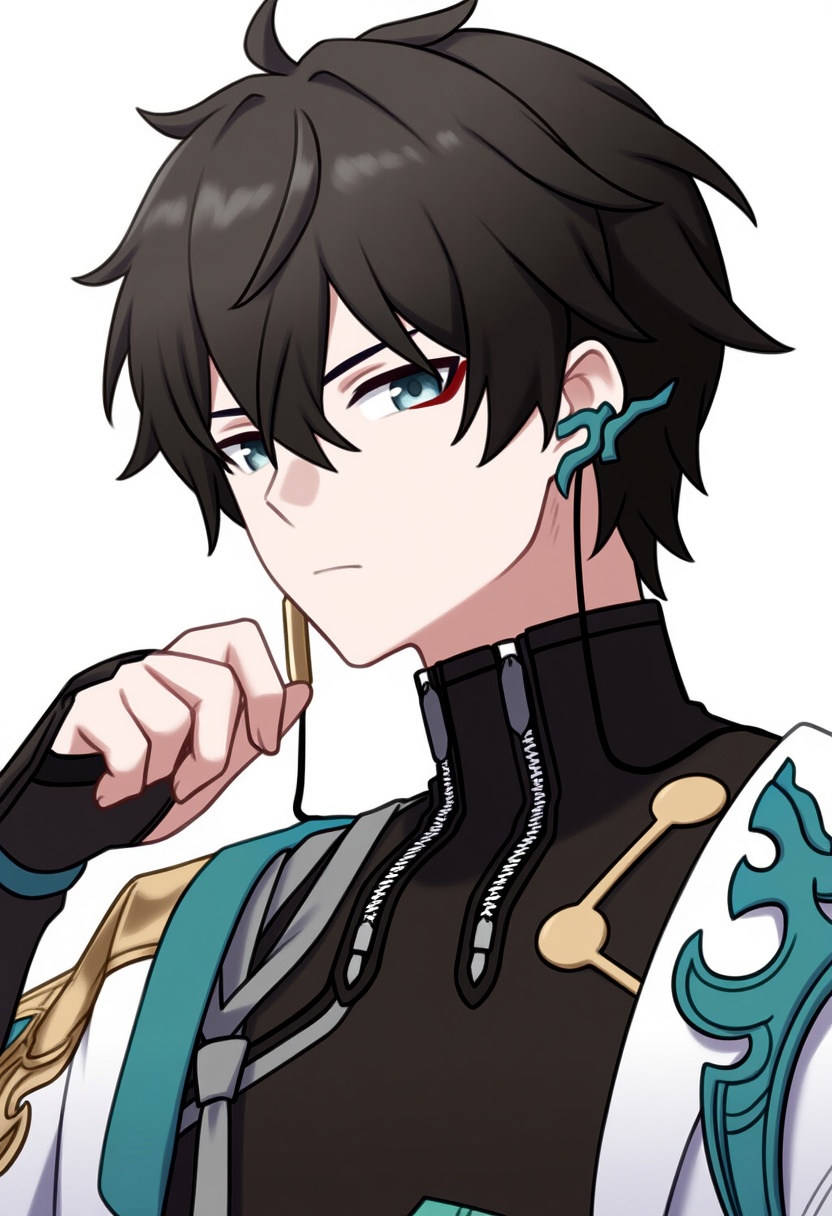 An image depicting dan heng (hunt) (honkai: star rail)