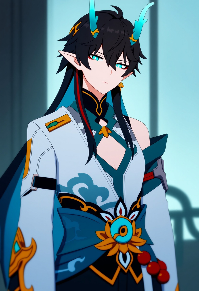 An image depicting dan heng (imbibitor lunae) (honkai: star rail)