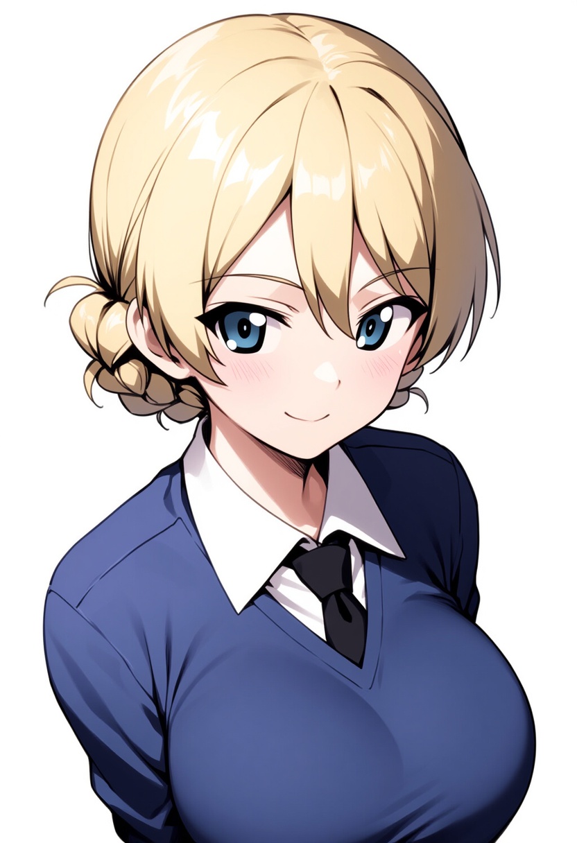 An image depicting darjeeling (girls und panzer)